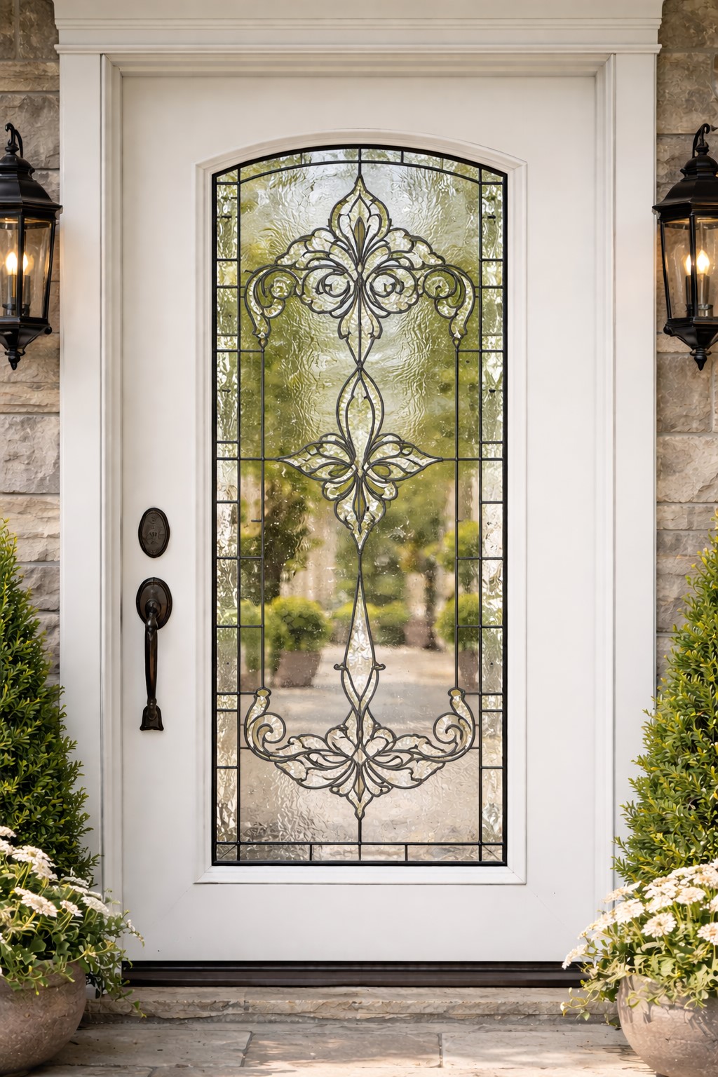 Door glass insert project 6